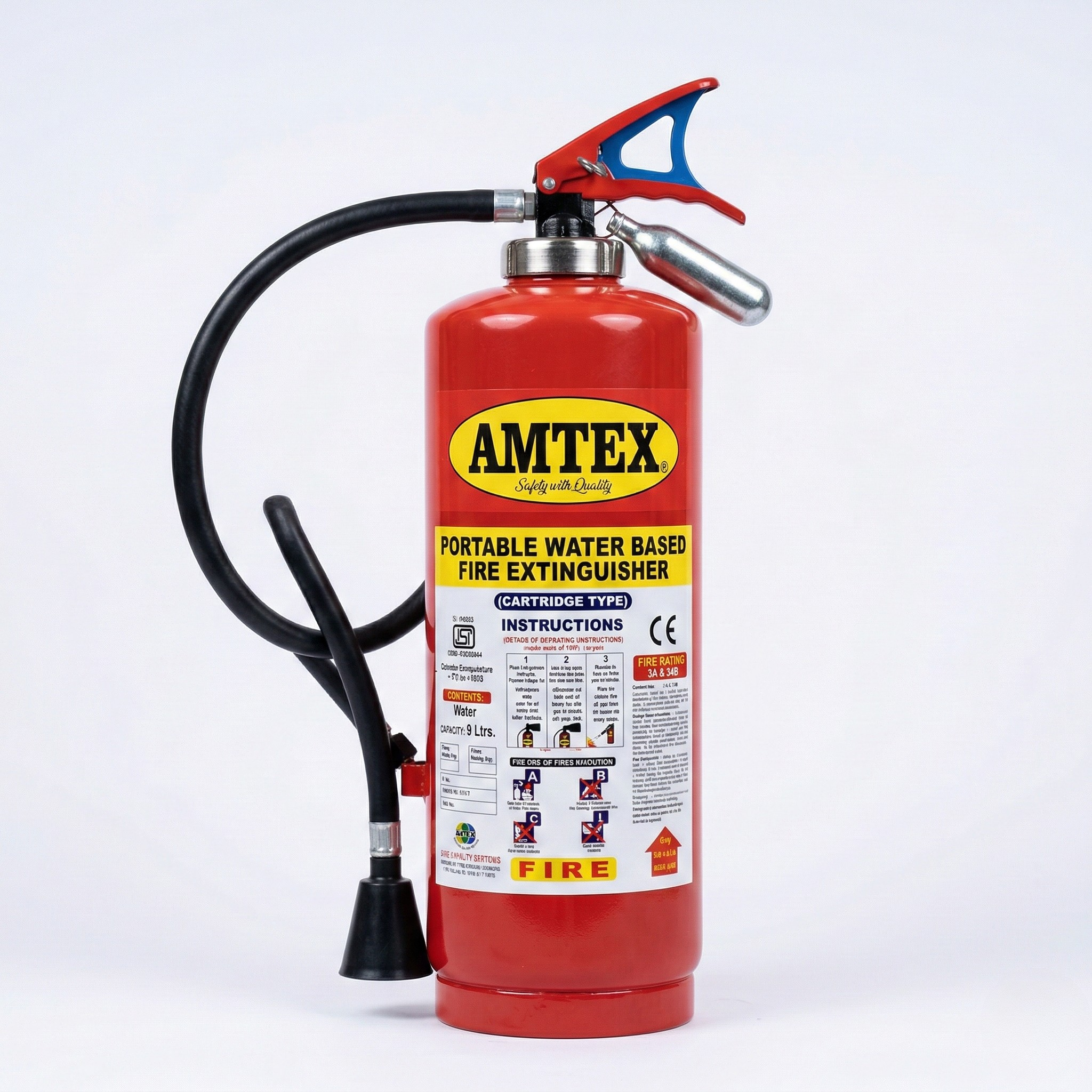 Portable Water Based (CT Type) Fire Extinguisher