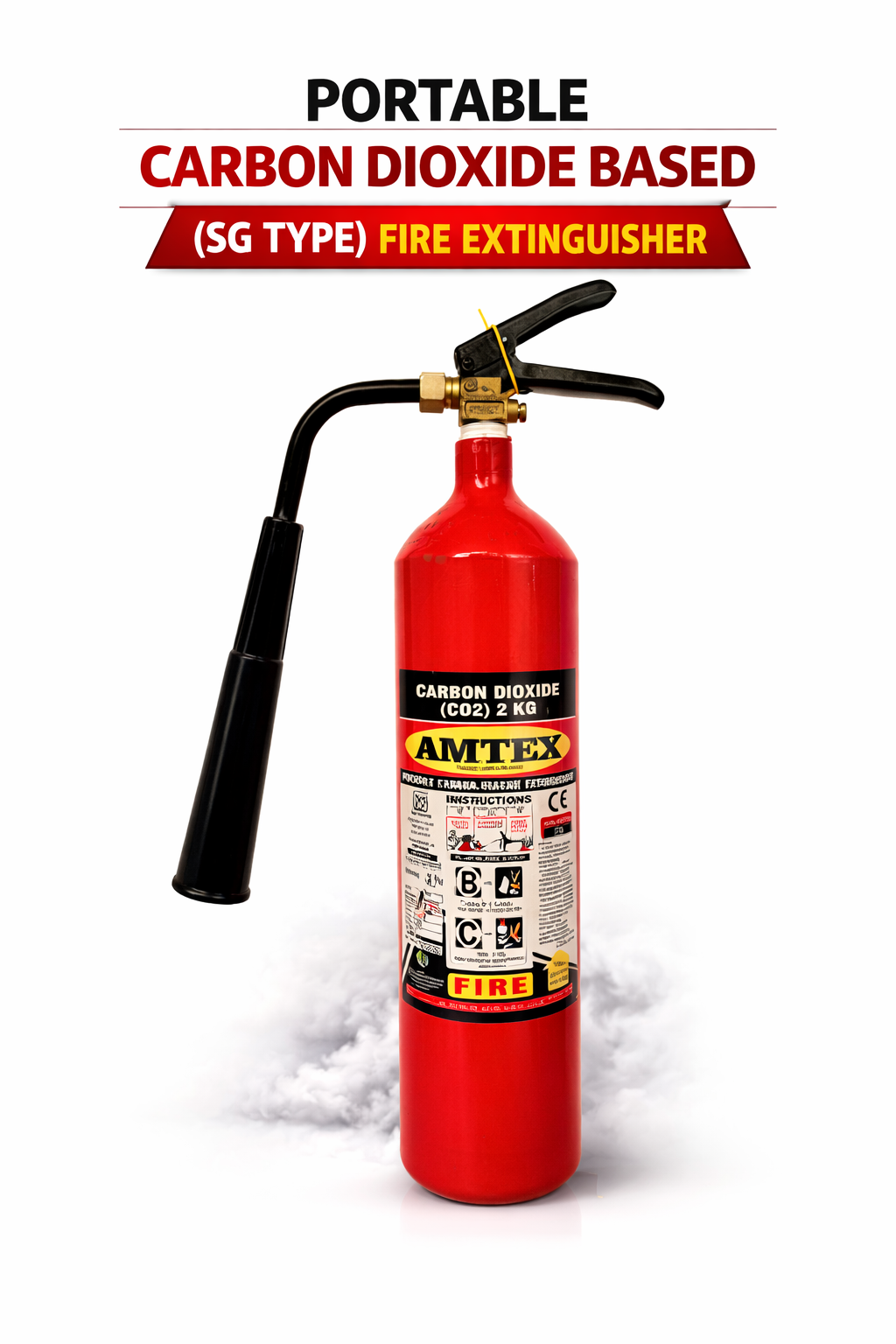 Portable Carbon Dioxide Based (SG Type) Fire Extinguisher [2Kg]